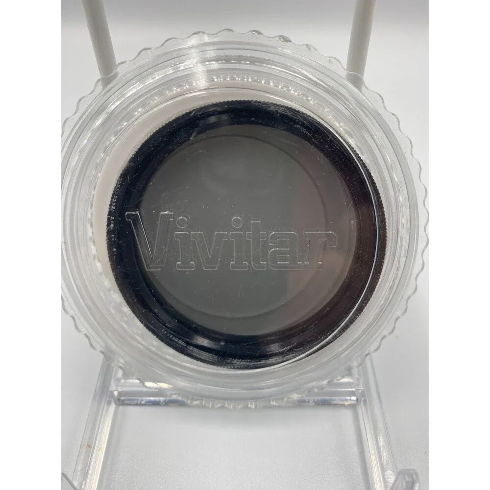 VIVITAR 55mm Polarizing Filter Lens + Case - Made In Japan